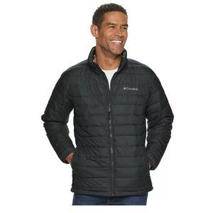 COLUMBIA Men's Size XL BLACK Powder Lite Omni Heat Jacket‎